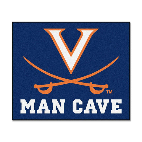 Virginia Cavaliers Ncaa Man Cave "tailgater" Floor Mat (60in X 72in)