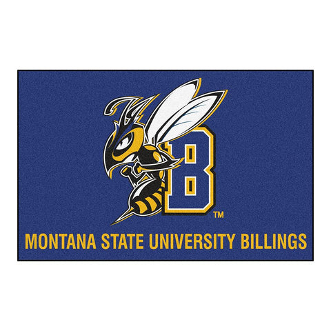 Montana State University Billings Yellowjackets Ncaa Starter Floor Mat (20"x30")