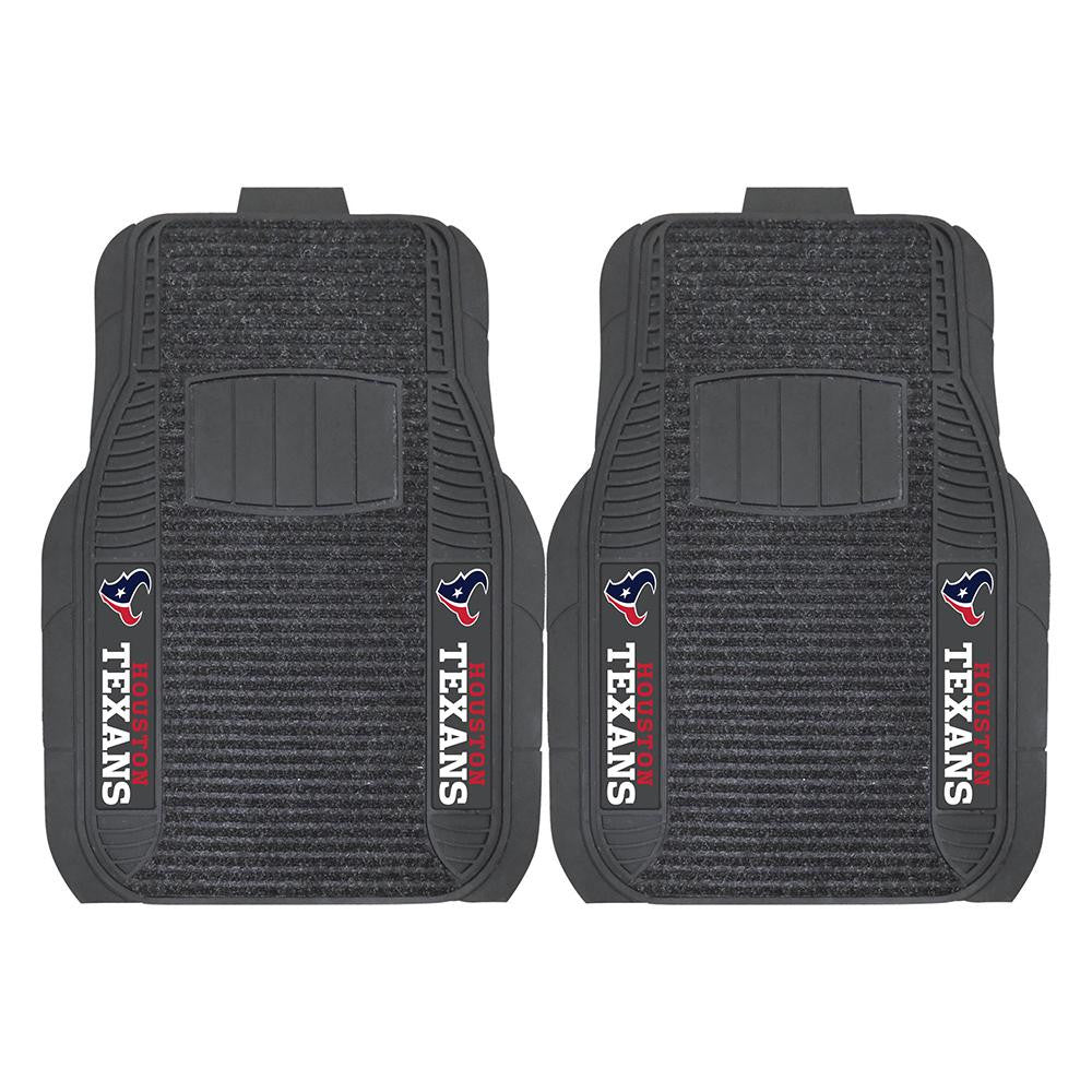 Houston Texans NFL Deluxe 2-Piece Vinyl Car Mats