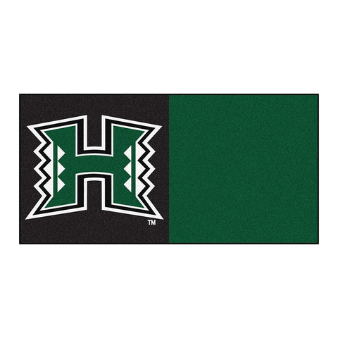Hawaii Rainbow Warriors Ncaa Team Logo Carpet Tiles
