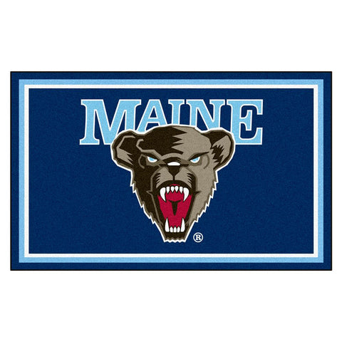 Maine Black Bears Ncaa 4x6 Rug (46"x72")