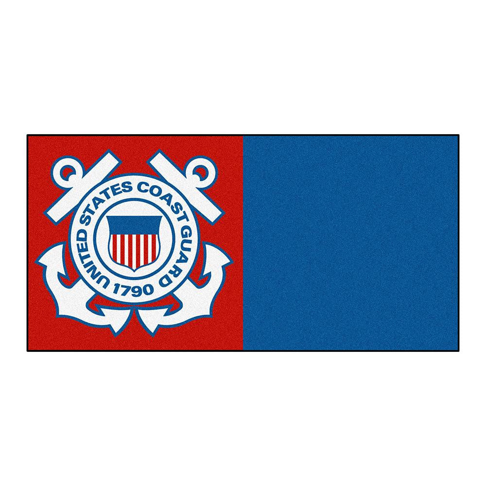 Us Coast Guard Armed Forces Team Logo Carpet Tiles