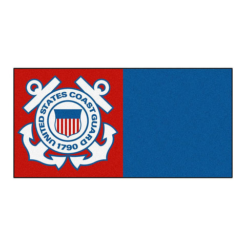 Us Coast Guard Armed Forces Team Logo Carpet Tiles