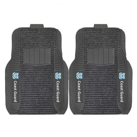 Us Coast Guard Armed Forces Deluxe 2-piece Vinyl Car Mats