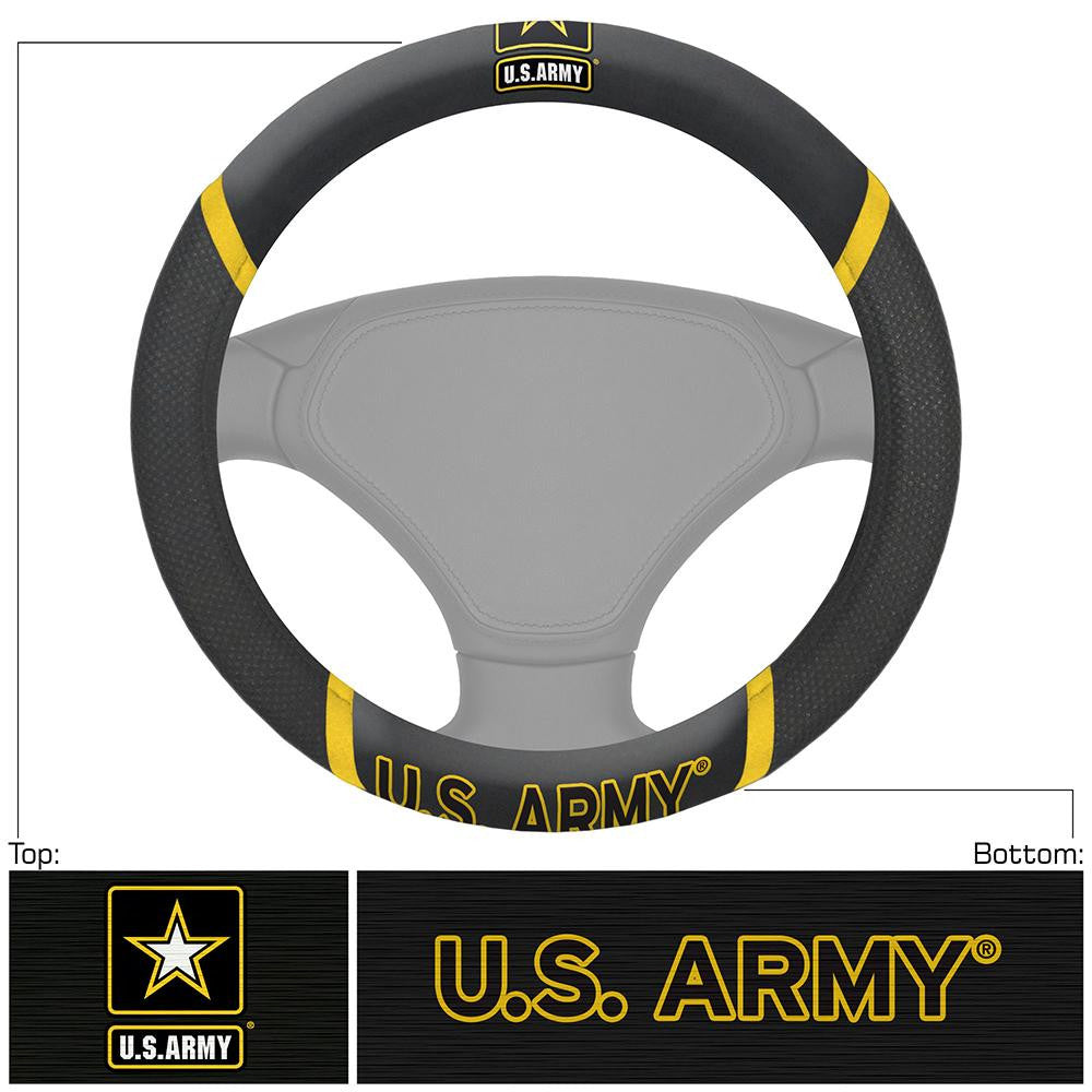 Us Army Armed Forces Polyester Steering Wheel Cover