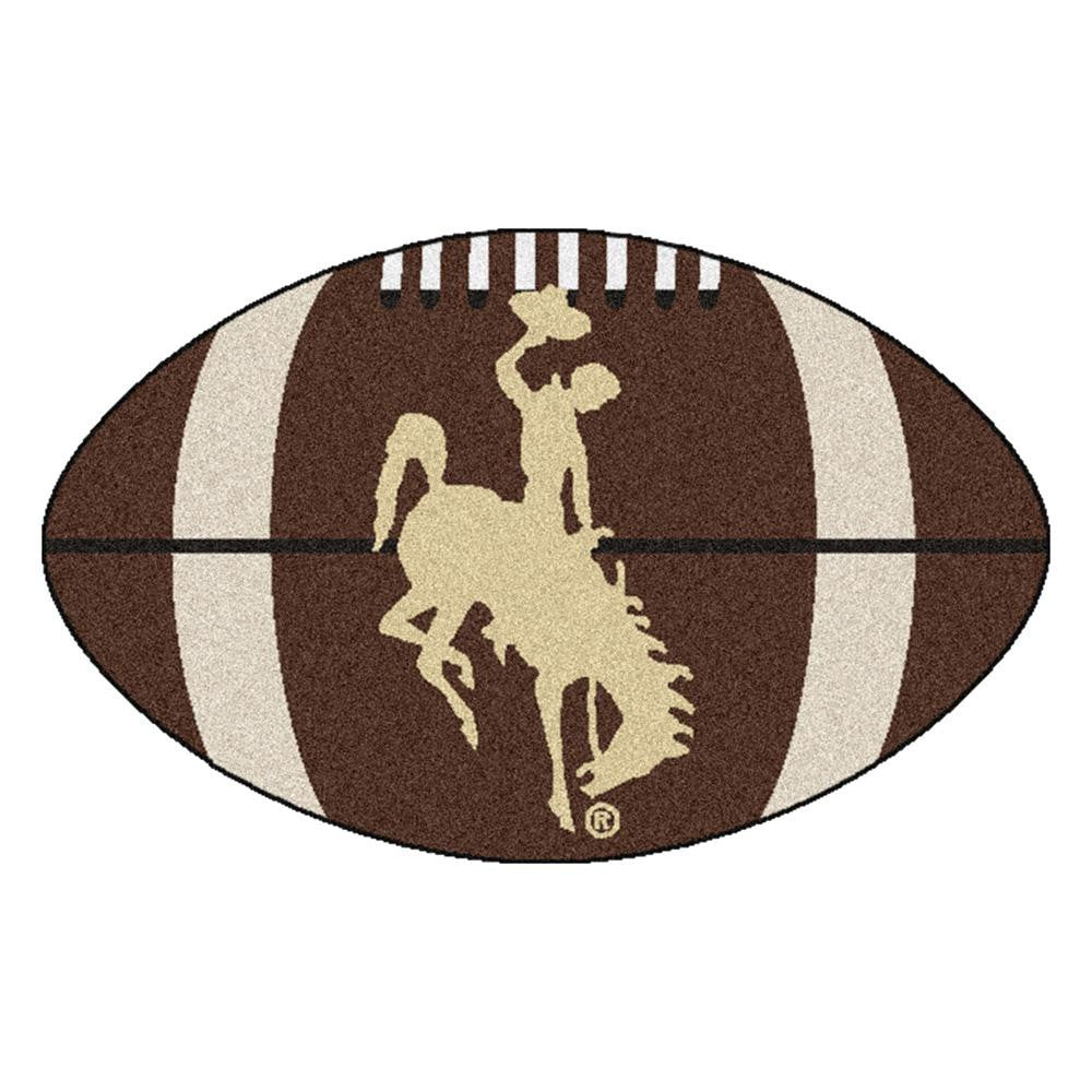 Wyoming Cowboys Ncaa "football" Floor Mat (22"x35")