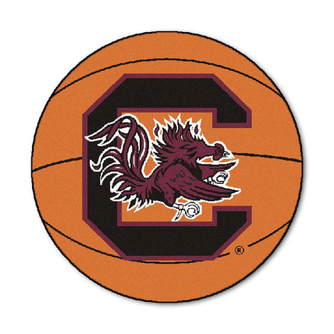 South Carolina Fighting Gamecocks Ncaa "basketball" Round Floor Mat (29")