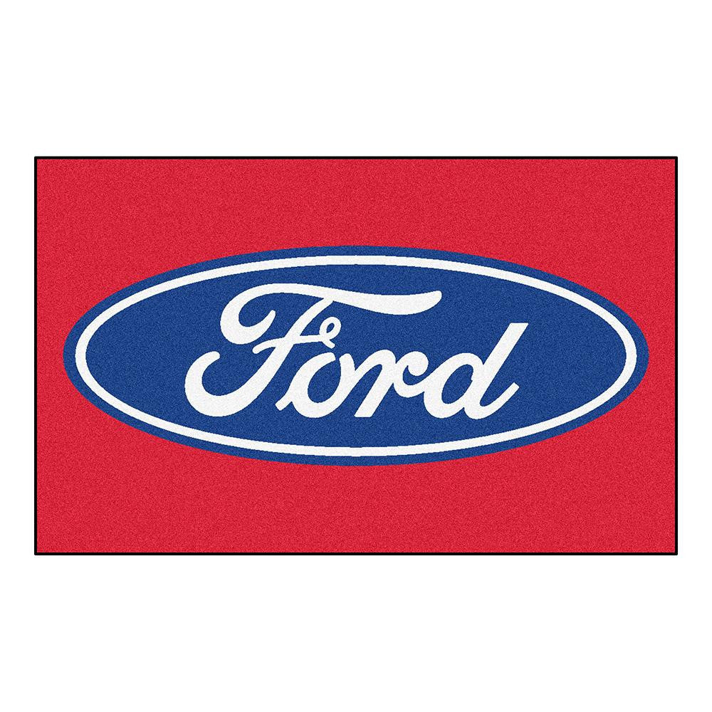 Ford "ford Oval"  4x6 Rug (46"x72")