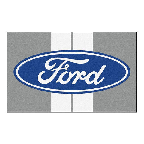 Ford "ford Oval With Stripes"  4x6 Rug (46"x72")