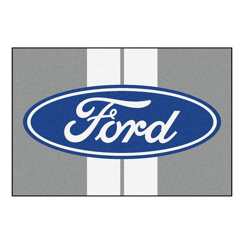Ford "ford Oval With Stripes"  5x8 Rug (60"x92")
