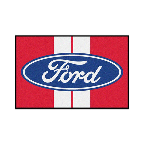 Ford "ford Oval With Stripes"  Starter Floor Mat (20"x30")