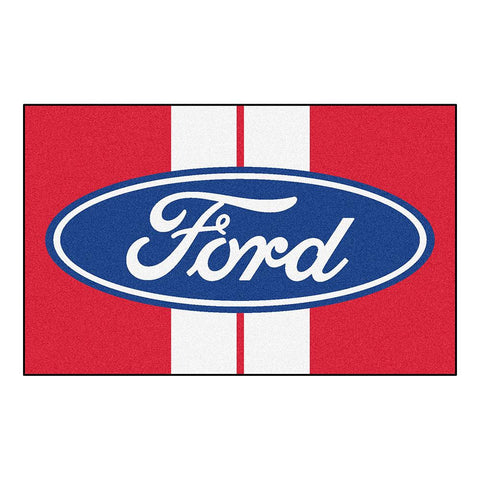Ford "ford Oval With Stripes"  Ulti-mat Floor Mat (5x8')