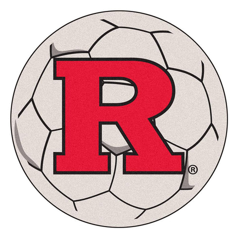 Rutgers Scarlet Knights Ncaa "soccer Ball" Round Floor Mat (29")