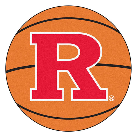 Rutgers Scarlet Knights Ncaa "basketball" Round Floor Mat (29")