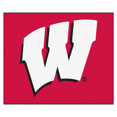 Wisconsin Badgers Ncaa "tailgater" Floor Mat (5'x6') W Logo