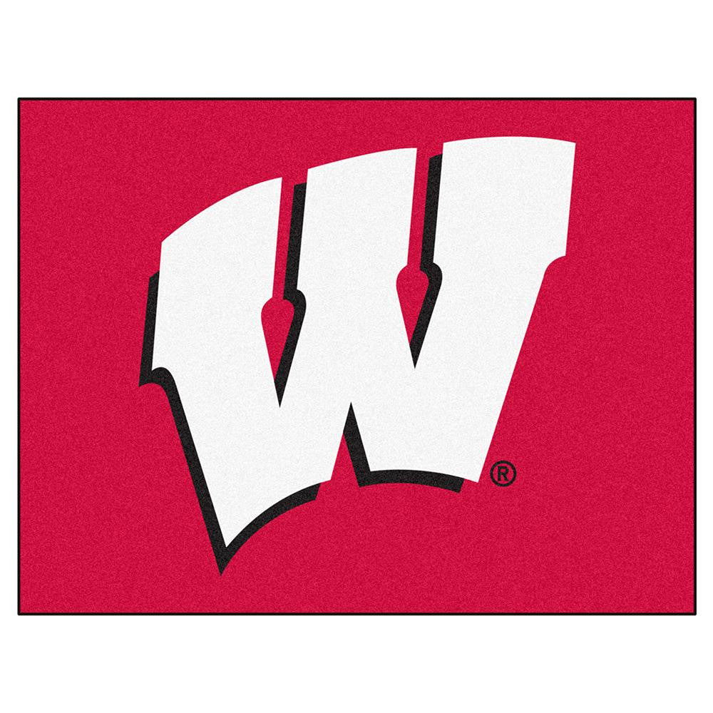 Wisconsin Badgers Ncaa "all-star" Floor Mat (34"x45") W Logo