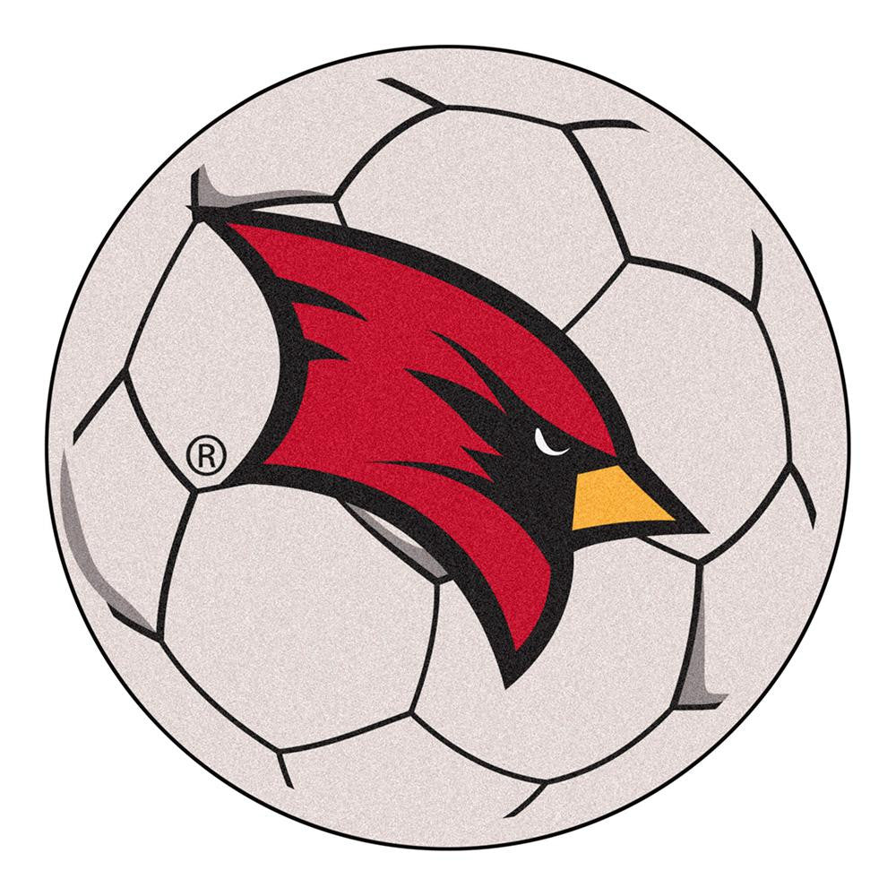 Saginaw Valley State Cardinals Ncaa Soccer Ball Round Floor Mat (29")