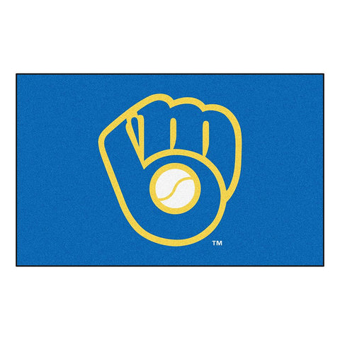 Milwaukee Brewers MLB Ulti-Mat Floor Mat (5x8')