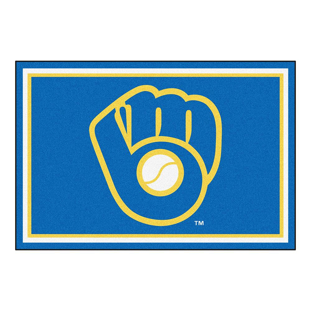 Milwaukee Brewers MLB Floor Rug (5x8')