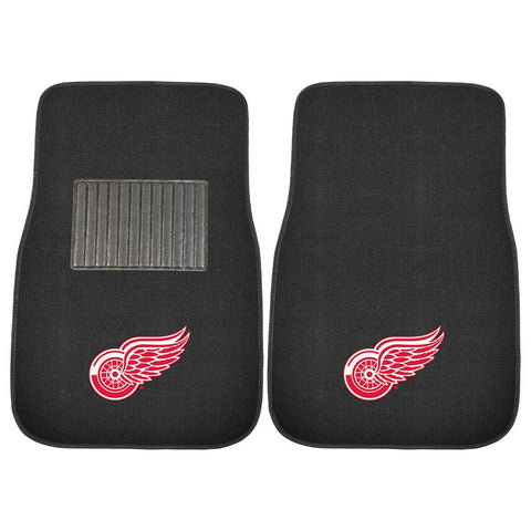 Detroit Red Wings NHL 2-pc Embroidered Car Mat Set