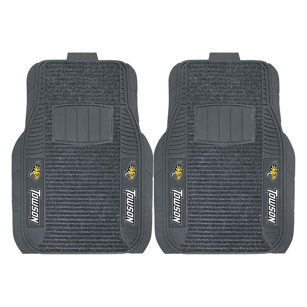 Towson Tigers Ncaa Deluxe 2-piece Vinyl Car Mats (20"x27")