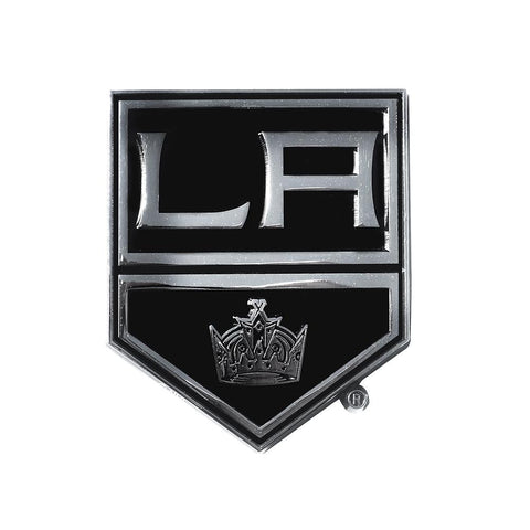 Los Angeles Kings NHL Chrome Car Emblem (2.3in x 3.7in)