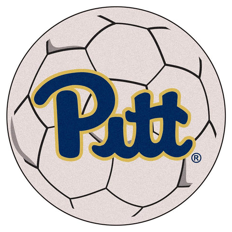 Pittsburgh Panthers Ncaa "soccer Ball" Round Floor Mat (29")