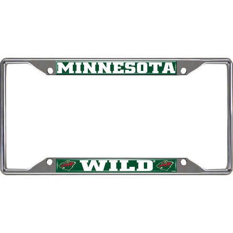 Minnesota Wild NHL Chrome License Plate Frame