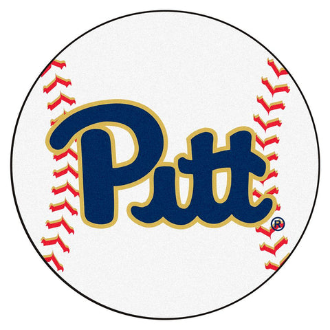 Pittsburgh Panthers Ncaa "baseball" Round Floor Mat (29")