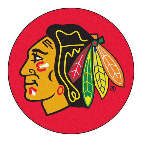 Chicago Blackhawks NHL Puck Mat (29 diameter)