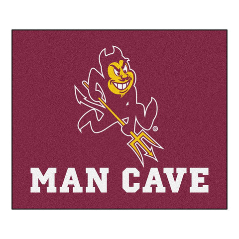 Arizona State Sun Devils Ncaa Man Cave "tailgater" Floor Mat (60in X 72in)