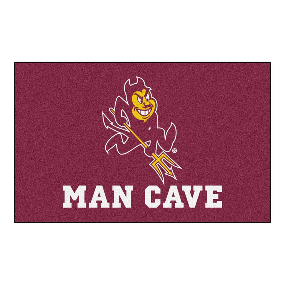 Arizona State Sun Devils Ncaa Man Cave "ulti-mat" Floor Mat (60in X 96in)