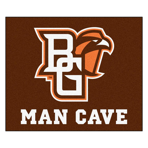 Bowling Green Falcons Ncaa Man Cave "tailgater" Floor Mat (60in X 72in)