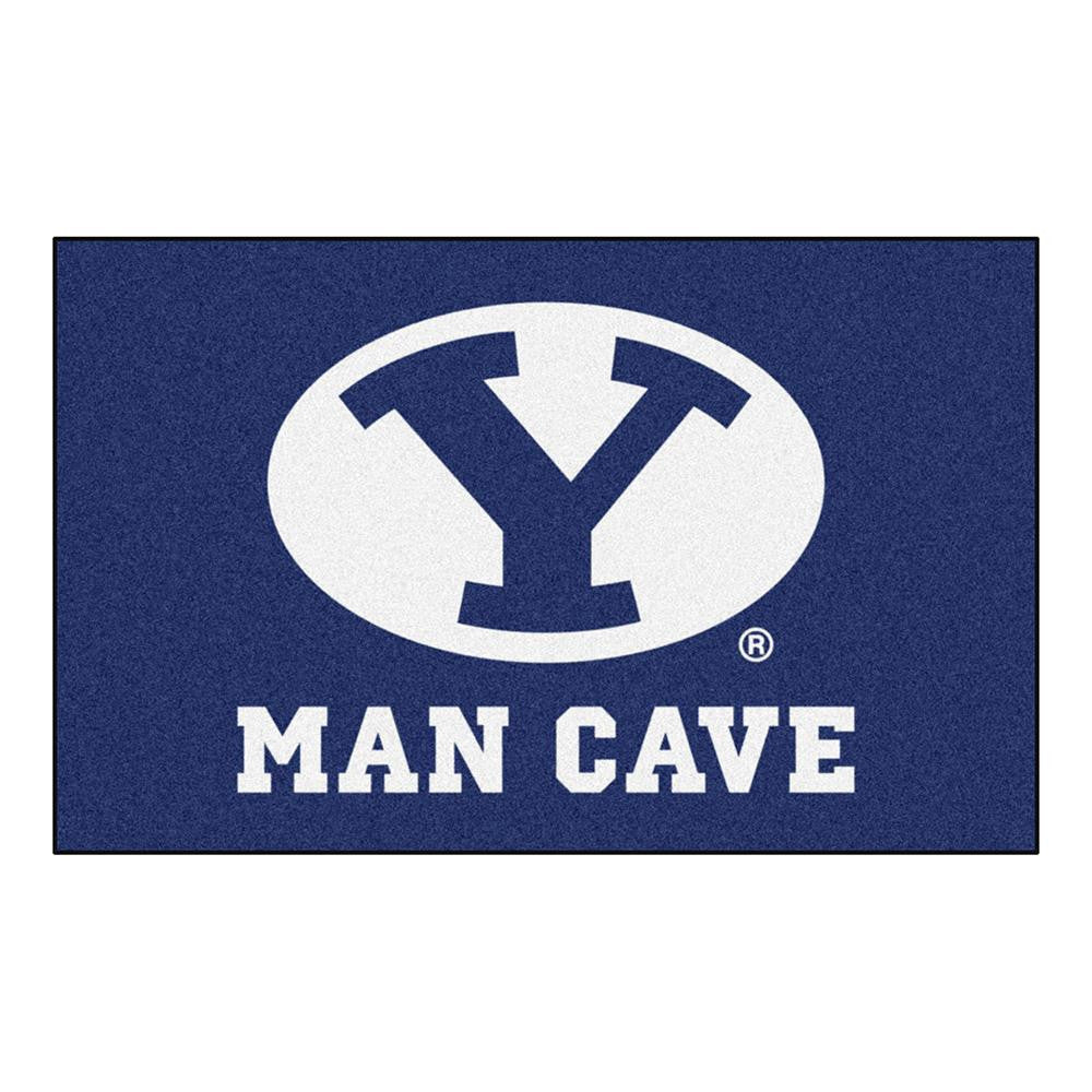 Brigham Young Cougars Ncaa Man Cave "ulti-mat" Floor Mat (60in X 96in)