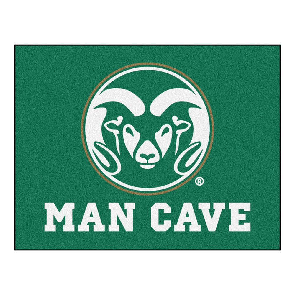Colorado State Rams Ncaa Man Cave "all-star" Floor Mat (34in X 45in)