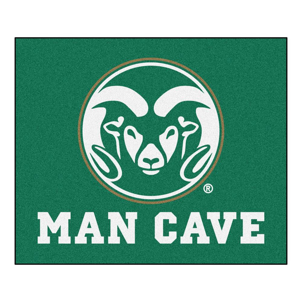 Colorado State Rams Ncaa Man Cave "tailgater" Floor Mat (60in X 72in)