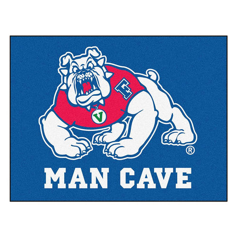 Fresno State Bulldogs Ncaa Man Cave "all-star" Floor Mat (34in X 45in)