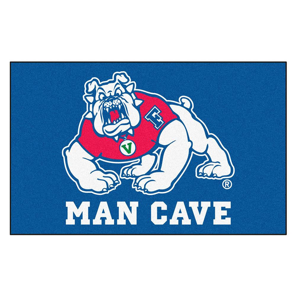 Fresno State Bulldogs Ncaa Man Cave "ulti-mat" Floor Mat (60in X 96in)