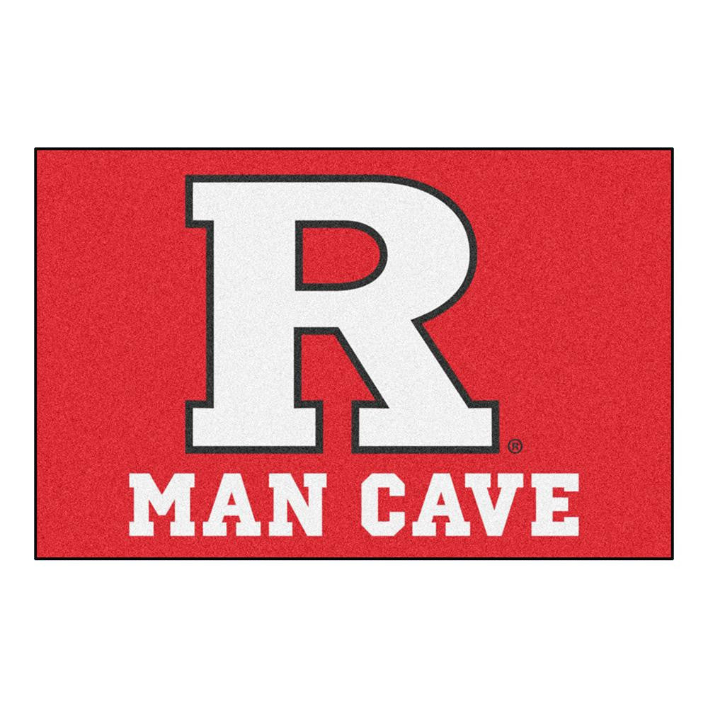 Rutgers Scarlet Knights Ncaa Man Cave "starter" Floor Mat (20in X 30in)