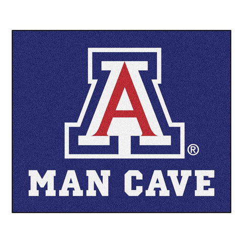 Arizona Wildcats Ncaa Man Cave "tailgater" Floor Mat (60in X 72in)