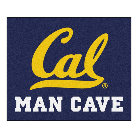 Cal Golden Bears Ncaa Man Cave "tailgater" Floor Mat (60in X 72in)