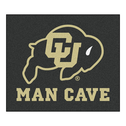 Colorado Golden Buffaloes Ncaa Man Cave "tailgater" Floor Mat (60in X 72in)