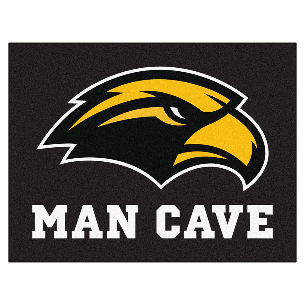 Southern Mississippi Eagles Ncaa Man Cave "all-star" Floor Mat (34in X 45in)
