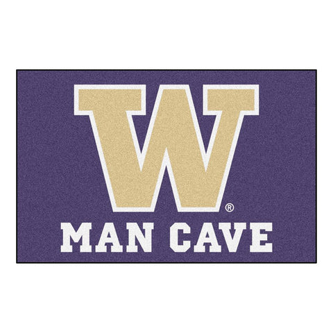 Washington Huskies Ncaa Man Cave "starter" Floor Mat (20in X 30in)