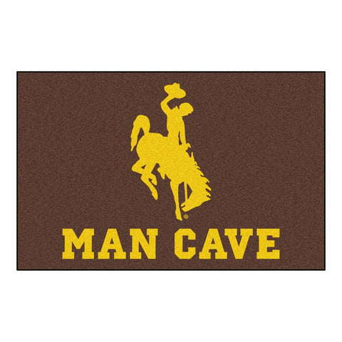 Wyoming Cowboys Ncaa Man Cave "starter" Floor Mat (20in X 30in)