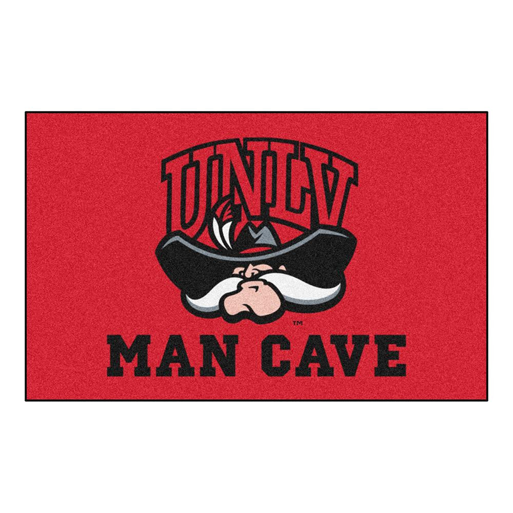 Unlv Runnin Rebels Ncaa Man Cave "ulti-mat" Floor Mat (60in X 96in)