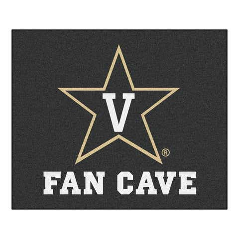 Vanderbilt Commodores Ncaa Man Cave "tailgater" Floor Mat (60in X 72in)