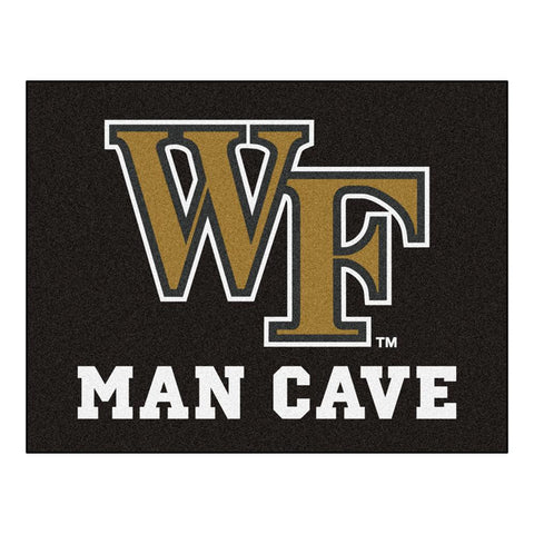 Wake Forest Demon Deacons Ncaa Man Cave "all-star" Floor Mat (34in X 45in)