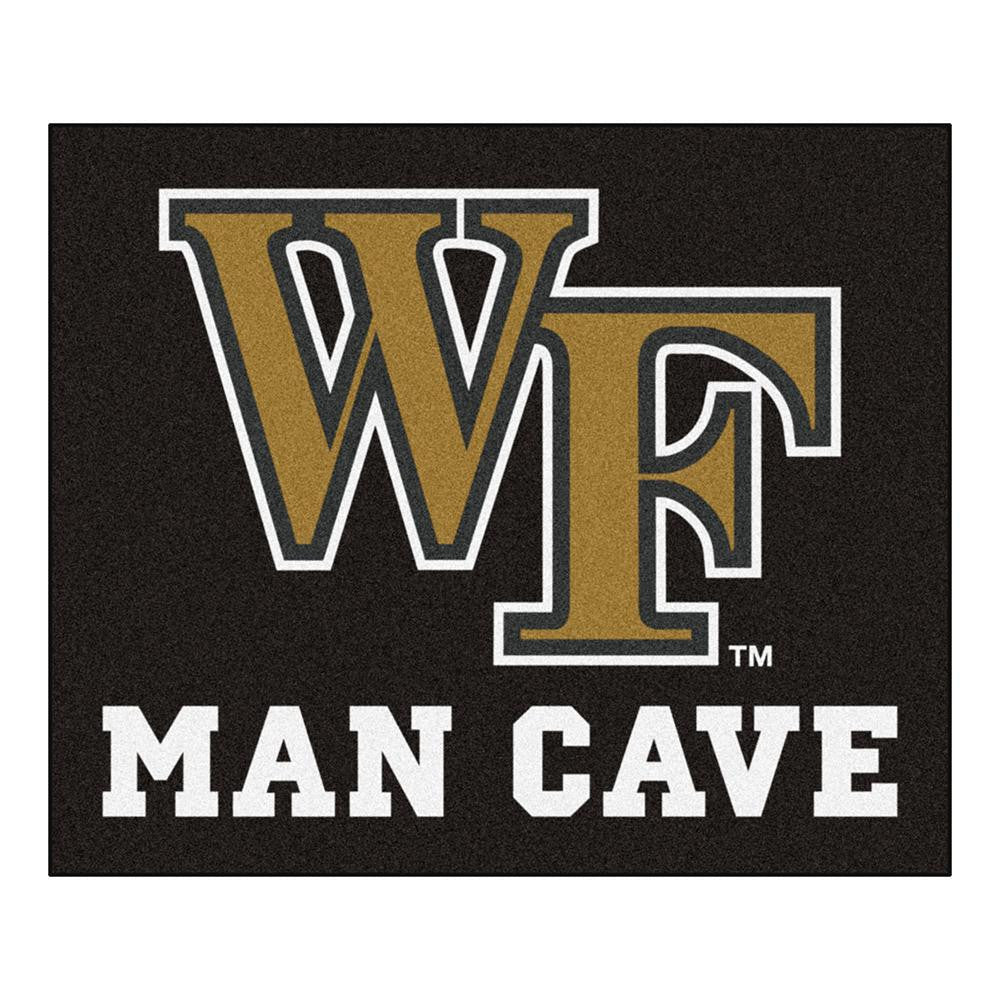 Wake Forest Demon Deacons Ncaa Man Cave "tailgater" Floor Mat (60in X 72in)