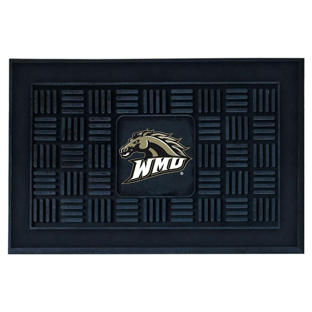 Western Michigan Broncos Ncaa Vinyl "doormat" (19"x30")